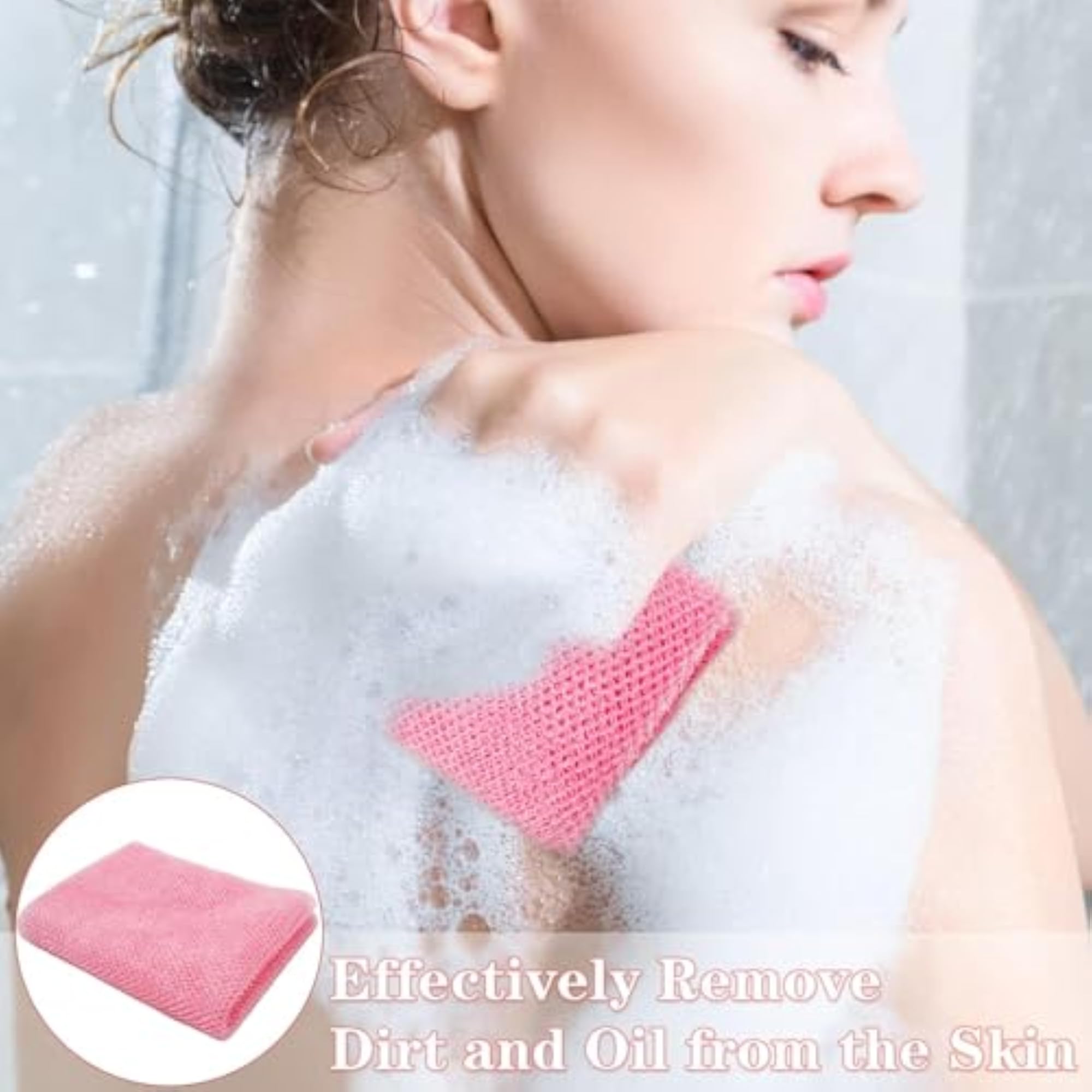 Exfoliating Washcloth Body Scrubber, Japanese Beauty